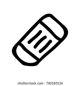  eraser hand drawn 