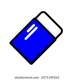 Eraser icon. Art and image illustration.