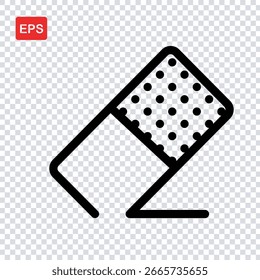 Icono del borrador, icono claro, icono del Borrar, archivo de ilustración del icono del Vector del formato EPS