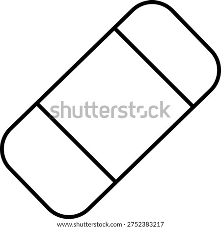 Eraser icon for correcting mistakes in drawing