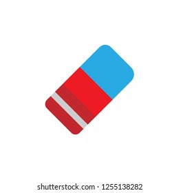 Eraser Icon. Delete Equipment Vector Illustration. A Stationery Sign and Symbol. EPS 10.