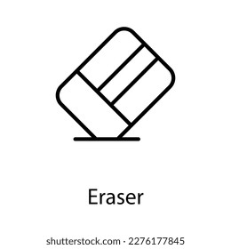Eraser icon design stock illustration