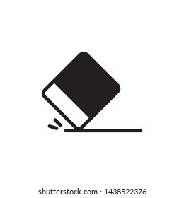 eraser icon design template. Trendy style, vector eps 10