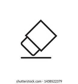 eraser icon design template. Trendy style, vector eps 10