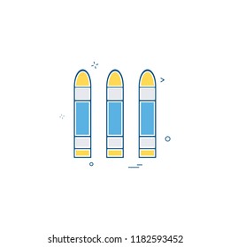 Eraser icon design vector 