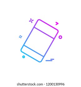 Eraser icon design vector