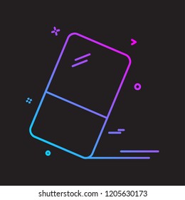 Eraser icon design vector