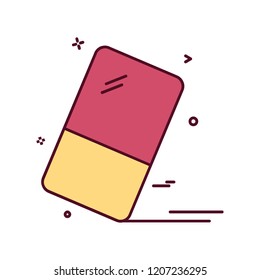 Eraser icon design vector