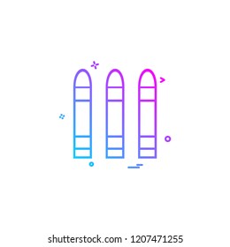 Eraser icon design vector 