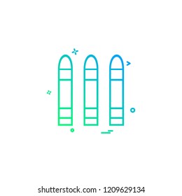 Eraser icon design vector 