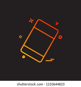Eraser icon design vector