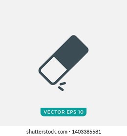 Eraser Icon Design, Vector EPS10