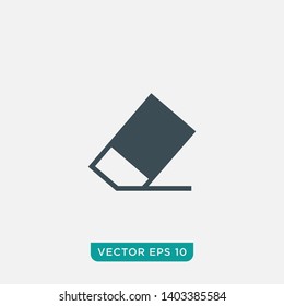 Eraser Icon Design, Vector EPS10