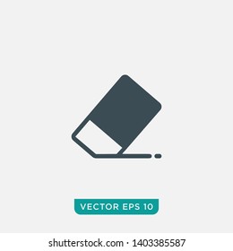 Eraser Icon Design, Vector EPS10