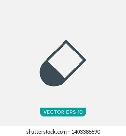 Eraser Icon Design, Vector EPS10