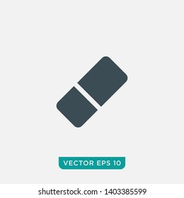 Eraser Icon Design, Vector EPS10