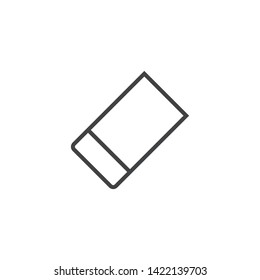 eraser icon design, vector eps10