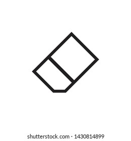 eraser icon design, vector eps10