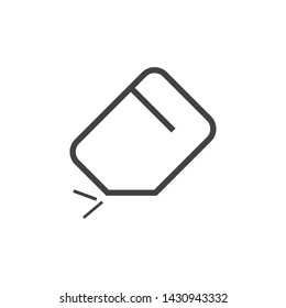 eraser icon design, vector eps10