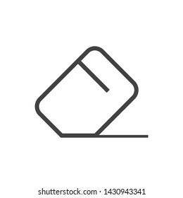 eraser icon design, vector eps10