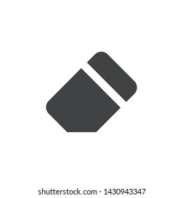 eraser icon design, vector eps10