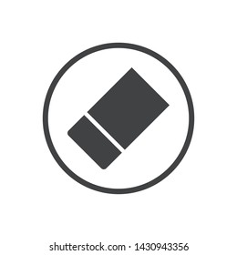 eraser icon design, vector eps10