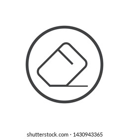 eraser icon design, vector eps10