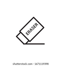 Eraser icon design vector illustration

