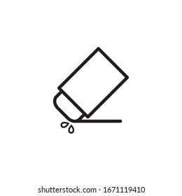 Eraser icon design vector illustration
