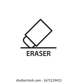Eraser icon design vector illustration
