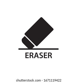 Eraser icon design vector illustration
