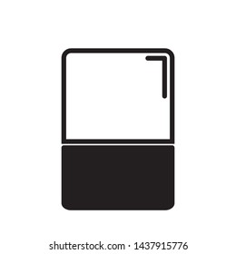 eraser icon design vector template 