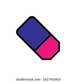 eraser icon design vector template