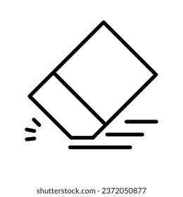 Eraser icon. Erase icon. Vector.