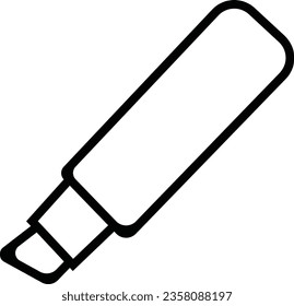 Eraser icon, flat design isolated on white background