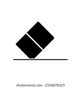 Eraser icon flat design on white background..eps