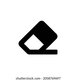 eraser Icon. Flat style design isolated on white background. Vector illustration
