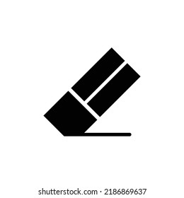 eraser icon flat style trendy stylist simple