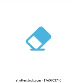 eraser icon flat vector logo design trendy illustration signage symbol graphic simple