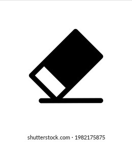 Eraser icon with glyph style