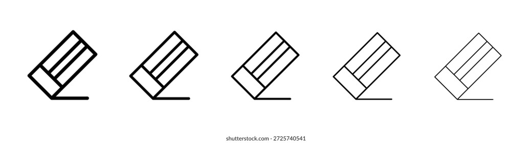 Eraser icon for graphic designs. Icon vector design