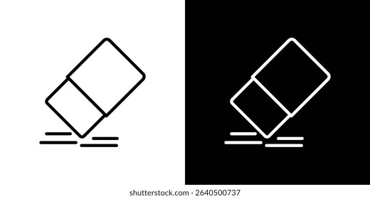 Eraser icon Graphic vector set for ui design