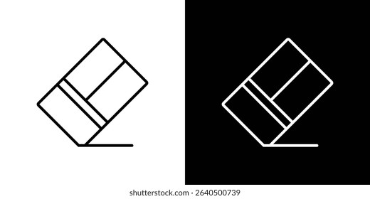 Eraser icon Graphic vector set for ui design