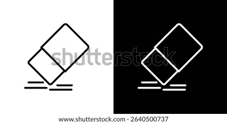 Eraser icon Graphic vector set for ui design