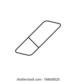 eraser icon illustration isolated vector sign symbol