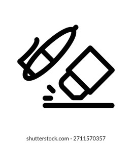 Modelo de design de vetor de ilustração de ícone de borracha