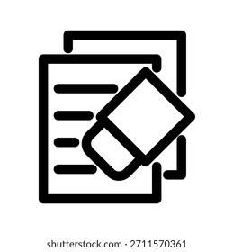 Eraser icon illustration vector design template
