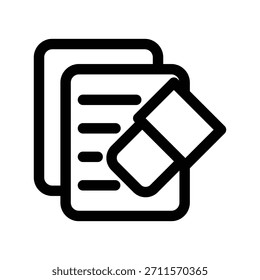 Modelo de design de vetor de ilustração de ícone de borracha
