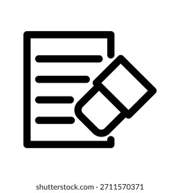 Modelo de design de vetor de ilustração de ícone de borracha