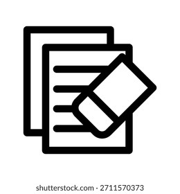Eraser icon illustration vector design template